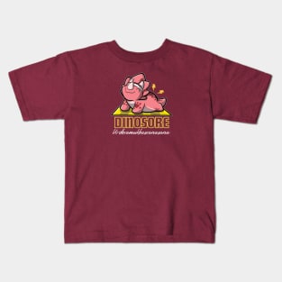 Dinosore - Yoga triceratops Kids T-Shirt